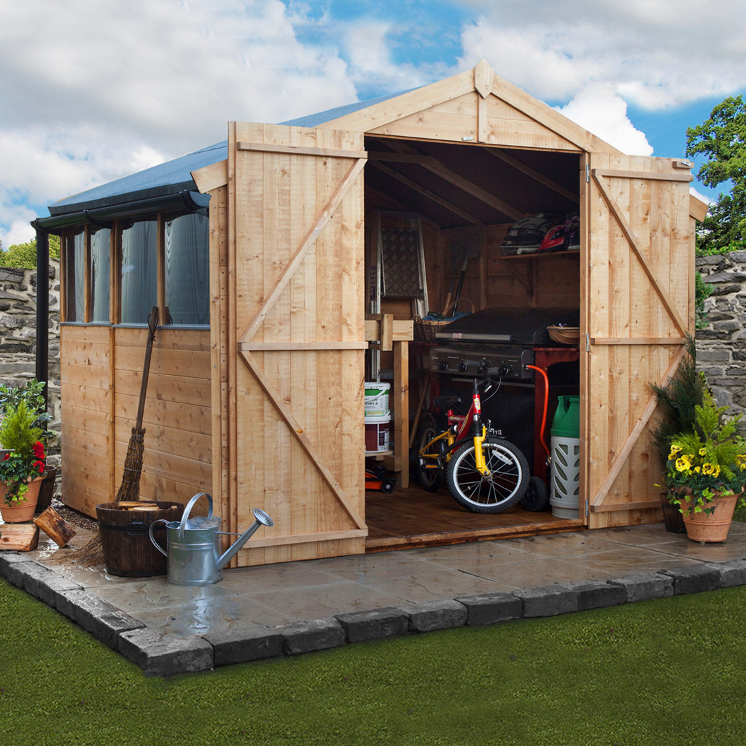 7 x 10 BillyOh 4000 Windowed Tongue and Groove Apex Garden Shed